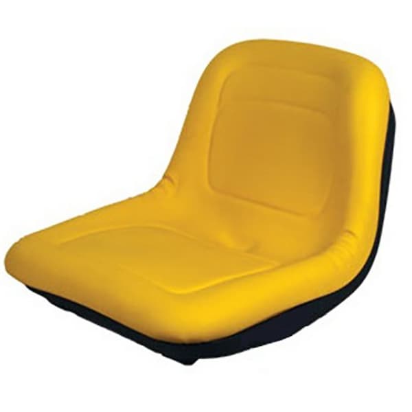 Aftermarket Yellow HIGH BACK SEAT Fits John Deere Z-Track ZTR F620 F680 Lawn Mower Zero Turn 7927-PGATOR - main